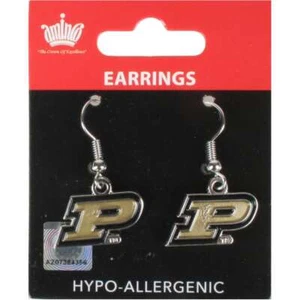 Purdue Boilermakers Dangler Earrings - Picture 1 of 1