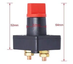 Battery Disconnect Cut Off Isolator Switch Car motorcycle Boat 24 300A - Afbeelding 1 van 3