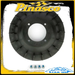 Fan Cover Flywheel Black PINASCO Ignition Flytech Vespa 125 150 200 Px - Picture 1 of 5