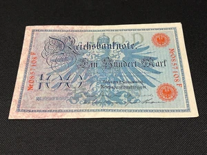 German 100 Marks 1908 117 years old! Lot 3 - Picture 1 of 2