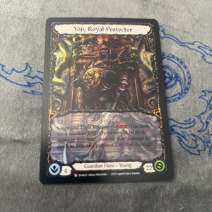 FAB RAINBOW FOIL Yoji, Royal Protector (Extended Art)  – Dynasty Card # 025