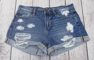 Articles of Society Damen Gr. 26 Jeansshorts distressed jeansblau Bündchen - Bild 1 von 7