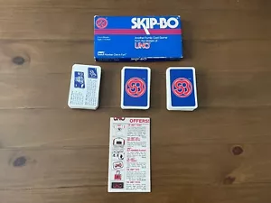 VINTAGE 1982 SKIP-BO CARD GAME FROM THE MAKERS OF UNO 100% COMPLETE DIRECTIONS - Picture 1 of 8