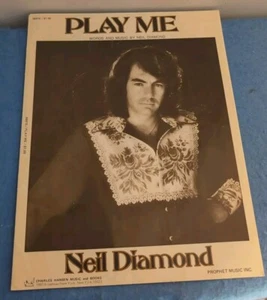 Play Me Noten Neil Diamond Klavier Gitarre Stimme 70er Yacht Rock Pop Folk F1B - Bild 1 von 4
