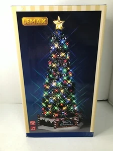 LEMAX 2018 Majestic Christmas Tree -Sights & Sounds Holiday Village Musical - Picture 1 of 4