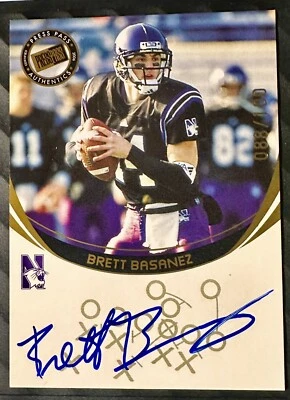 2006 Press Pass Football Autograph Gold #4 Brett Basanez AUTO /100 - Image 1 of 3