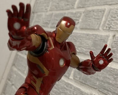 Marvel Statue Iron Man Red Suit Figures Super Hero 10 Inches Mech Robot Action X - Image 1 of 4