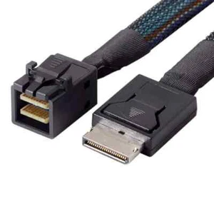 Mini SAS SFF-8643 To SFF-8611 Oculink Cable not support for NVME, U.2 65cm 2.1ft - Afbeelding 1 van 4