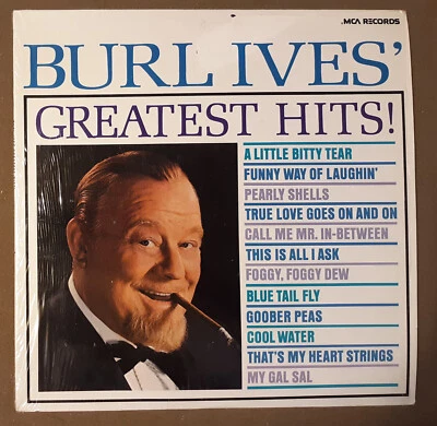 Burl Ives Greatest Hits! by MCA Records 33rpm VINYL LP w/shrinkwrap - Image 1 of 3