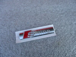Audi A4 A5 A6 A7 Q3 Q5 Q7 Q8 S Line Fender Emblem Badge Used OEM - Picture 1 of 4