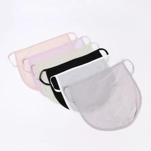 Solid Color Ice Silk Mask Thin Face Cover New Summer Sunscreen Mask Unisex - Picture 1 of 14
