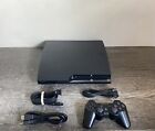 Sony PlayStation 3 Slim 120GB PS3 Console CECH-2001A With Controller & Cords