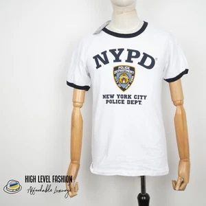 NYPD New York Police Department Mens Crew Neck Centr Logo Short Sleeve T-shirt S - Picture 1 of 12