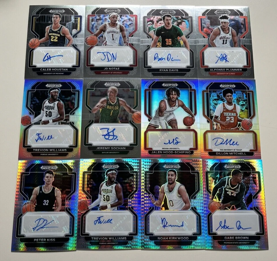 2022-23 Panini Prizm Draft Picks Signatures Freshman PYC RC Auto Silver Hyper - Image 1 of 1