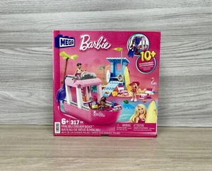 MEGA Barbie Dream Boat Conjunto de Construcción Juguete Niñas Rosa Bloques Malibú Accesorios Nuevo - Imagen 1 de 5