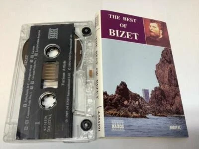 THE BEST OF BIZET  Cassette Tape Naxos Records 1996 HNH International 4.551191 - Image 1 of 4
