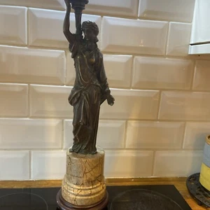 Bronze Statue On Marble - Picture 1 of 16