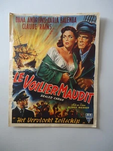 Póster belga THE SELLADO CARGO/DANA ANDREWS/9M25/ORIGINAL - Imagen 1 de 1