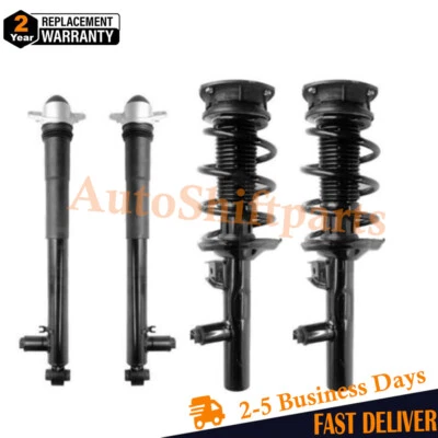 4X Fit VW Golf R MK7 GTI Seat Leon 2015-2020 Front Rear Shock Struts w/ Electric - Image 1 of 4