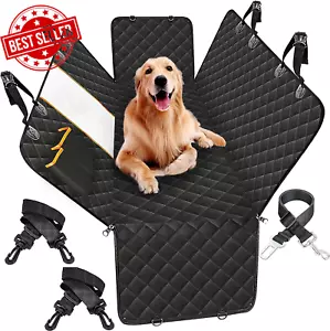 Dog Car Seat Cover,Waterproof Pet Seat Cover with Mesh Visual Window - Picture 1 of 20