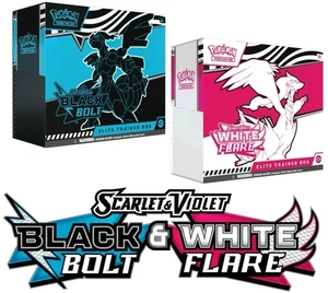Pokemon TCG Black Bolt & White Flare ENG Elite Trainer Box ETB - Picture 1 of 7