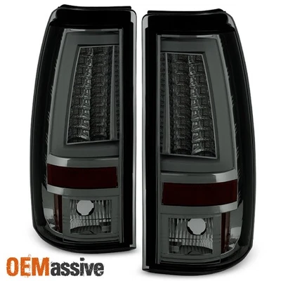 适用于 2003 - 2006 雪佛兰索罗德 GMC Sierra 1500 2500HD 3500 烟 LED 尾灯 — 第 1/4 张图片