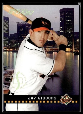 2004 Donruss Studio Gold Jay Gibbons 34/50 Baltimore Orioles #29 - Image 1 of 2