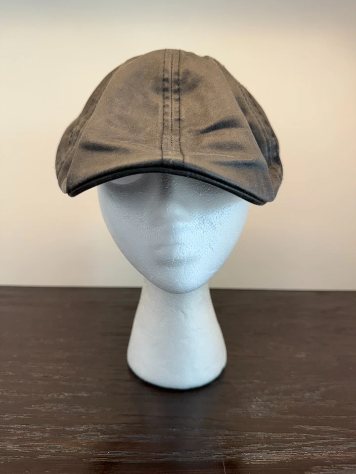 Sombrero Stetson Para Hombres Grande Gris Nivel Sarga Newsboy Gorra Plana Cabbie Retro Foto 1 de 4