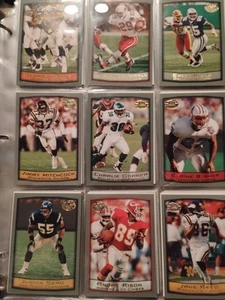 99 Topps Football Almost Complete Set In Binder 356/375 - Picture 1 of 11