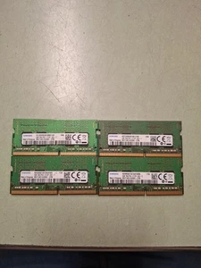 4X SAMSUNG 4GB DR4-2133 1RX8 PC4-2133P-SA0-11 M471A5143EB0-CPB RAM 1726 - Picture 1 of 3