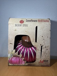Alimentador para pájaros Desert Steel, 36" H - Yarda Jardín Acero Coneflower | Rosa - Imagen 1 de 4