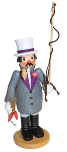 Vintage Erzgebirge ahumador / ahumador cochero de Rascher altura 21 cm - Imagen 1 de 6