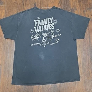 Korn Deftones 2006 Family Values Tour T-Shirt Orig 2XL (XXL) Flyleaf Stonesour - Picture 1 of 12
