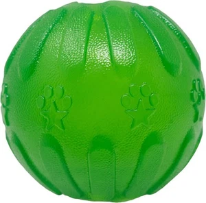 Starmark Treat Dispensing Chew Ball Tough Dog Toy, Medium/Large, Green - Picture 1 of 8