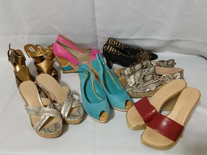 Paket Damenschuhe mit Absatz Keilabsätzen Guess Madden Barachini sehr guter Zustand gr 7 und 7,5 - Bild 1 von 10