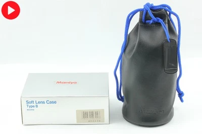 [Sin usar en caja] Estuche de lentes de cuero Mamiya tipo B 803410 φ10 cm x 23 cm de JAPÓN Foto 1 de 4