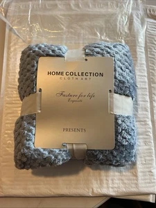 Blanket Throw Home Collection Cloth Art Blue - Picture 1 of 7