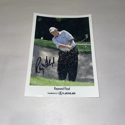 Raymond Floyd Hand Signed Autographed Lexus Golf Promo Photo 5x7 - Image 1 of 2