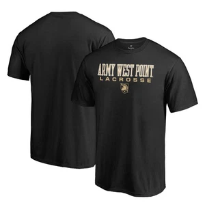 Men's Black Army Black Knights Team Unity Lacrosse T-Shirt - Picture 1 of 3