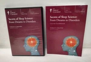 The Great Courses Secrets of Sleep Science From Dreams to Disorders DVD & Book - Picture 1 of 1