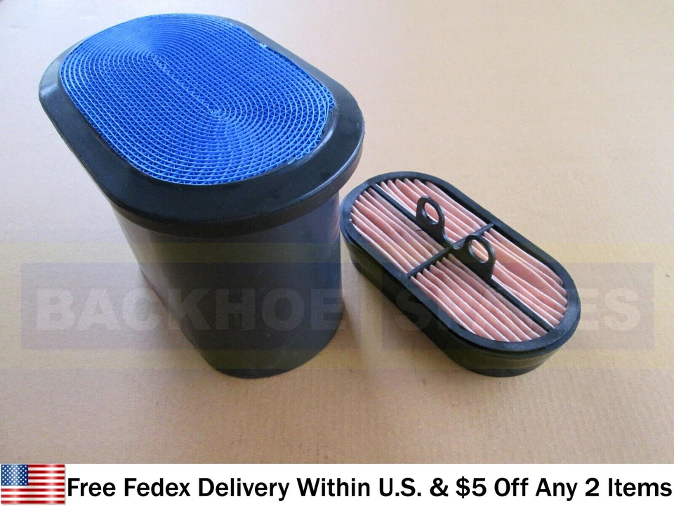 Jcb Air Filter Set 3CX Inner Outer (Part No. 333/D2696 32/925683)