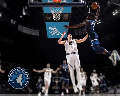 Anthony Edwards Minnesota Timberwolves NBA Holographic 11x14 Matted Frame - Image 1 of 2