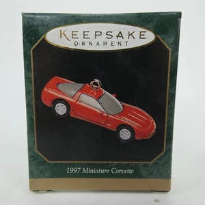 Red Corvette`1997`Miniature-Fifth Generation ,Hallmark Christmas Ornament WEEJ8 - Picture 1 of 3