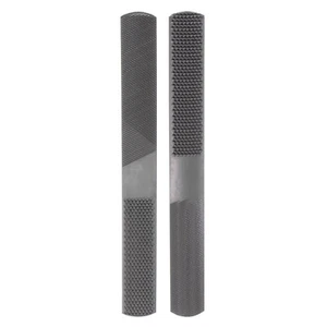 2pcs 4-in-1 Wood File 8" T12 Carbon Steel Rasp Files W Flat/Half Round Sharps - Picture 1 of 6
