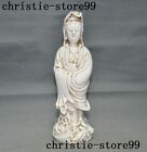 Mark China dehua White porcelain carving Kwan-Yin GuanYin Bodhisattva statue