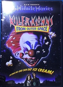 Killer Klowns From Outer Space (MGM Midnite Movies DVD, 1988) -Free Shipping - Picture 1 of 4