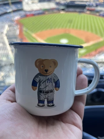 2023 New York Yankee Stadium SGA Oris Bear Mug Cup Day 7/23 NY Cover