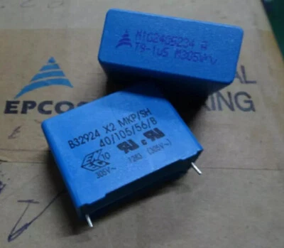 1 Condensateur 1.5uF 305V 1.5uF 305v MKP B32924 carte bubendorff 27.5cm