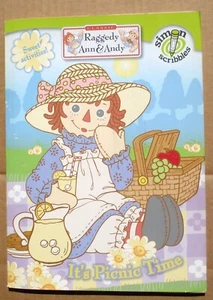Raggedy Ann Raggedy Andy Picnic Time Activity Coloring Book Simon Scribbles 2006 - Picture 1 of 5