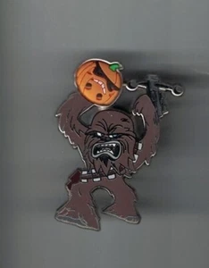 Disney Star Wars Halloween Trick or Treat Candy Pumpkin Chewbacca Pin - Picture 1 of 1